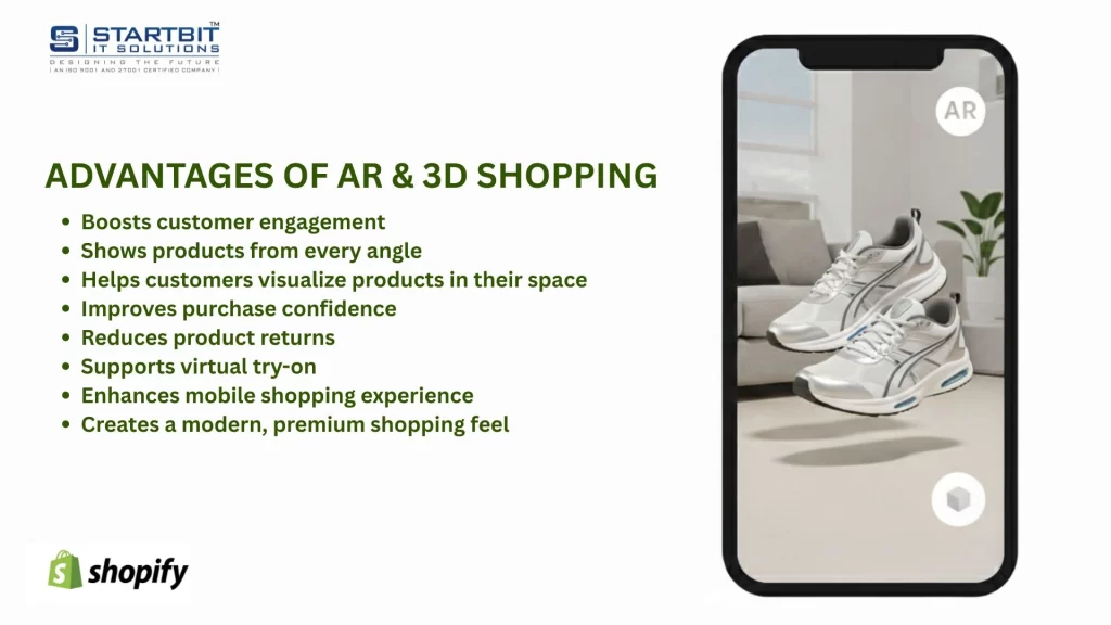 advantages of ar & 3d shopping