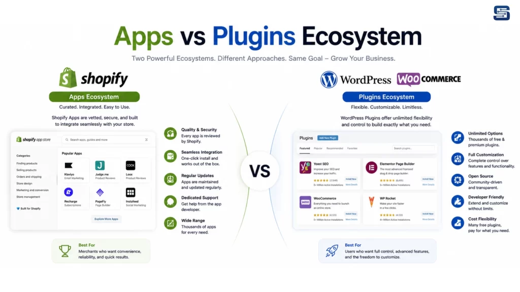 Apps vs Plugins Ecosystem 