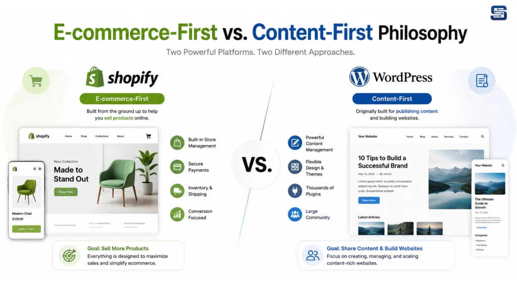 E-commerce-First vs. Content-First Philosophy 