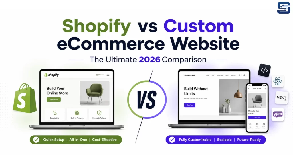 Shopify vs Custom eCommerce Website 