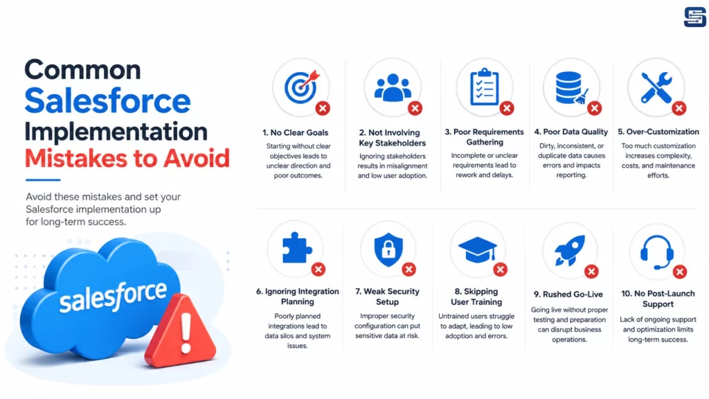 Common Salesforce Implementation Mistakes to Avoid
