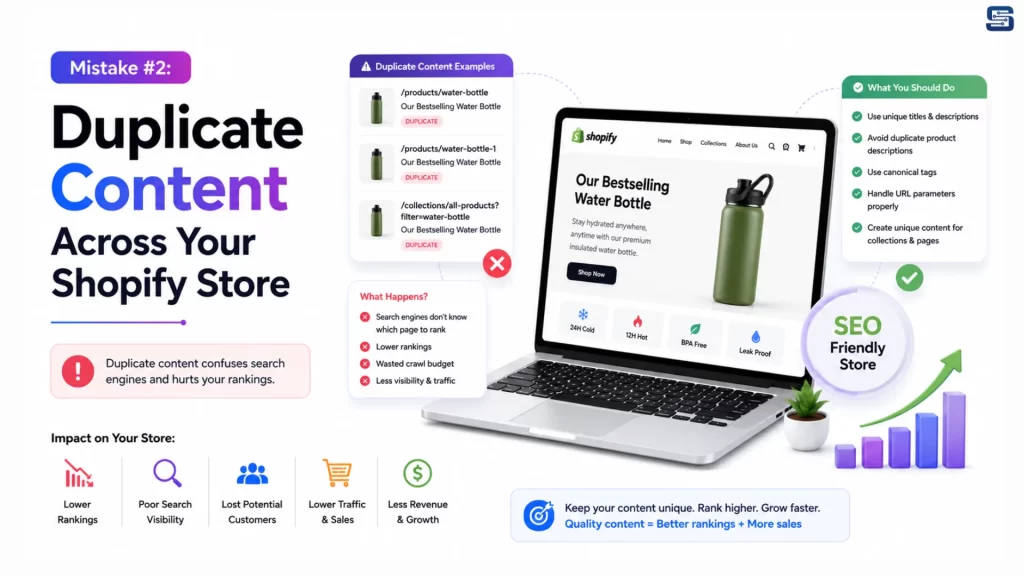 Duplicate Content Across Your Shopify Store
